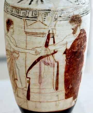 Weißgrundige Lekythos