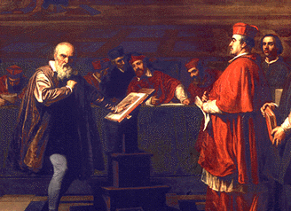 Galileo Galilei vor dem Inquisitonsgericht